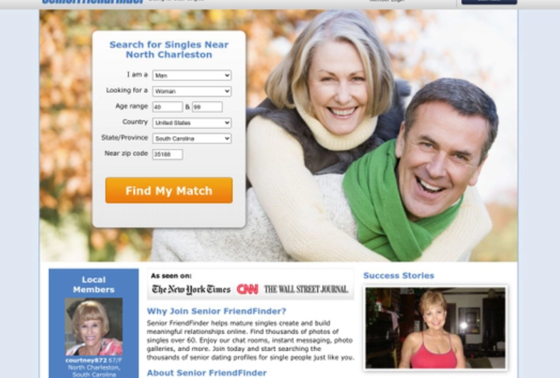 Senior Friend Finder Dating Site Review